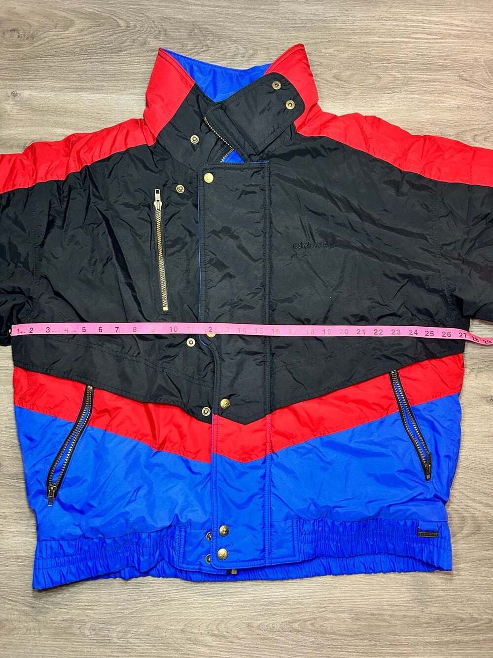 Vintage 1980s Edelweiss Colorblock Ski Jacket Men's XL - Picture 13 of 13